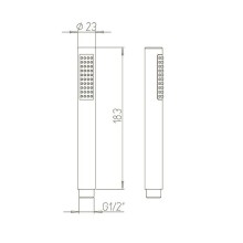 Ручной душ Paini Arena/Le Mans 92CR155 Хром