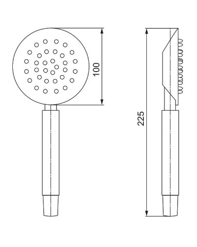 Ручной душ Paini Tivoli TICR155 Хром
