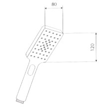 Ручной душ Paini Ravenna RVCR155 Хром