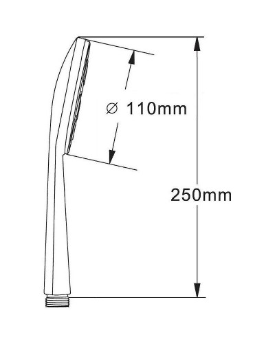 Ручной душ Orange S11HS Хром