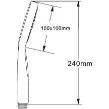 Ручной душ Orange S08HS Хром