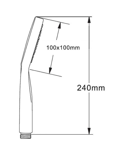 Ручной душ Orange S08HS Хром