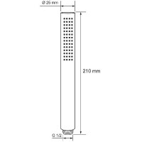 Ручной душ Aquanet AF000-14B 261832 Черный матовый