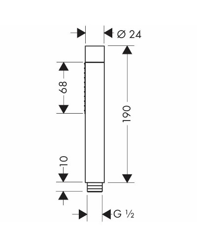 Ручной душ Axor Starck 28532000 Хром