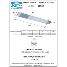 Душевая лейка 30 мм Remer 317RR