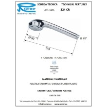 Душевая лейка 50 мм Remer 324CR