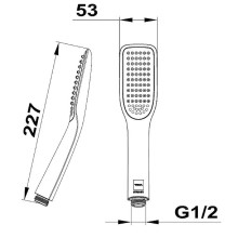 Ручной душ Teka Formentera 790038000 Хром