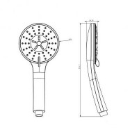 Ручной душ Koller Pool SH0531 Хром