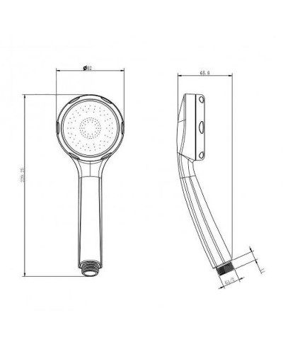 Ручной душ Koller Pool SH0533 Хром