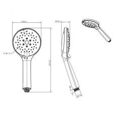 Ручной душ Koller Pool SH0534 Хром