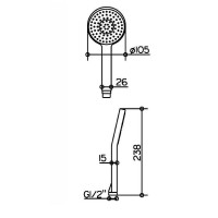 Ручной душ Keuco Edition 11 51180 010300 Хром