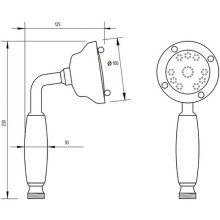 Ручной душ Migliore Ricambi 20020 Хром