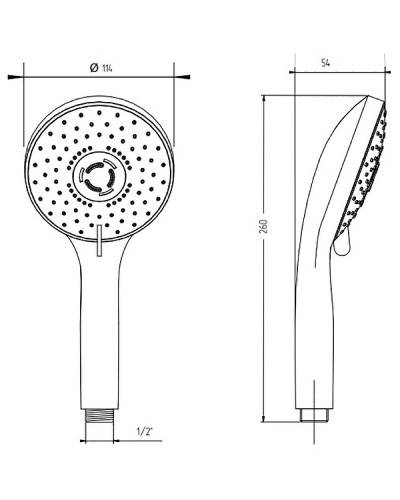 Ручной душ Migliore Grazia 29688 Хром