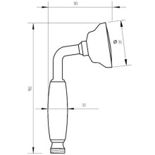 Ручной душ Migliore Ricambi 20033 Хром
