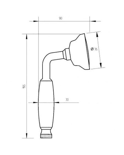Ручной душ Migliore Ricambi 20033 Хром