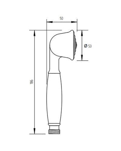 Ручной душ Migliore Ricambi 30881 Бронза