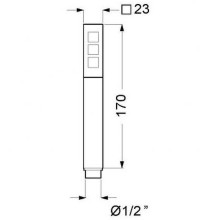 Ручной душ Migliore Kvant 30469 Черный матовый