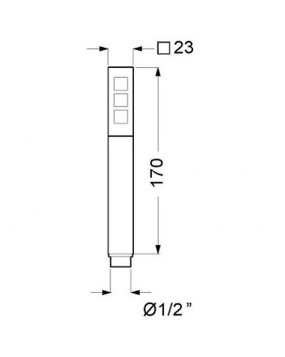 Ручной душ Migliore Kvant 30469 Черный матовый