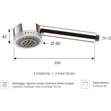 Ручной душ Remer 321HGX Хром