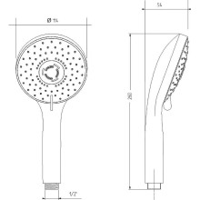 Ручной душ Migliore Ricambi 20021 Хром
