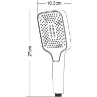 Ручной душ Orange S14HSb Черный матовый