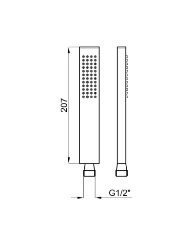 Душевая лейка Noken Cota N111390028