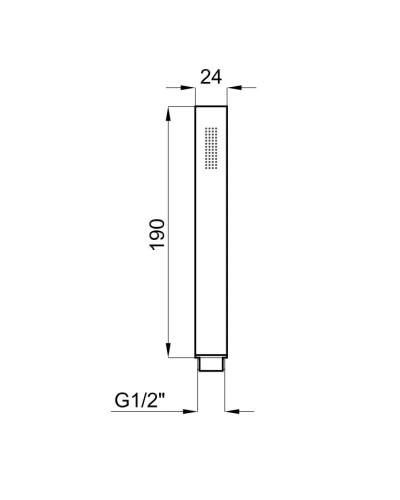Душевая лейка Noken Minimal N299274701