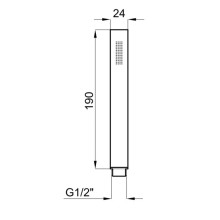 Душевая лейка Noken Minimal N629321404