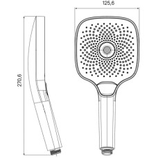 Ручной душ Iddis SpaHome SPA3FSCi18 Хром