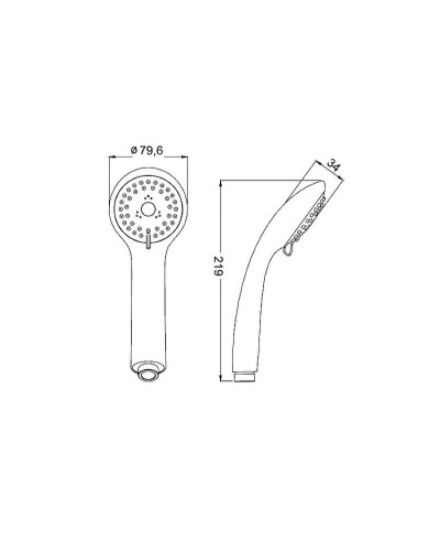 Ручной душ Iddis A11031 Хром