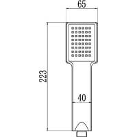 Душевая лейка 65 мм Savol S-0P1179
