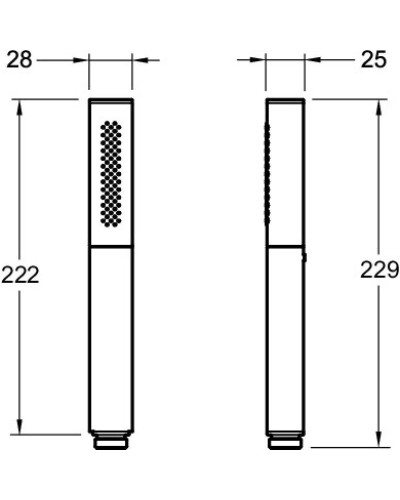 Ручной душ Jacob Delafon Shift Ellipse E45892-BN