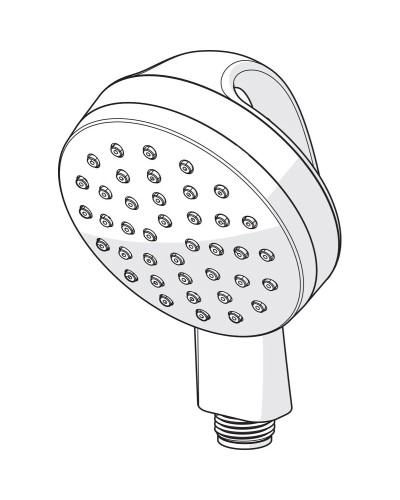 Душевая лейка 100 мм Oras Medipro Flex 242055