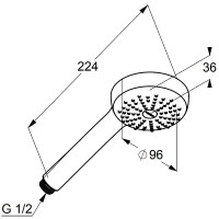Ручной душ Kludi Logo 6810005-00 Хром