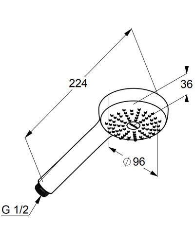 Ручной душ Kludi Logo 6810005-00 Хром