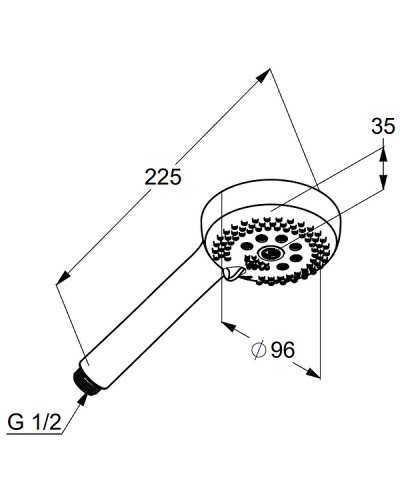 Ручной душ Kludi Logo 6830005-00 Хром
