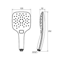 Ручной душ Ravak Air 1 959.10 X07P351 Хром