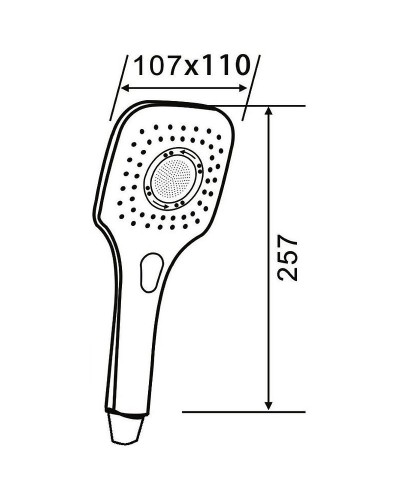 Ручной душ Orange O-Shower OS07 Хром