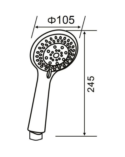Ручной душ Orange O-Shower OS01 Хром