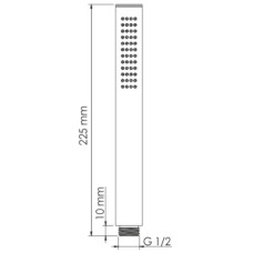 Душевая лейка WasserKRAFT Asphe A291
