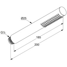 Душевая лейка Kludi Nova Fonte 1S 3912053-00