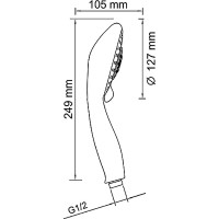 Ручной душ WasserKRAFT A003 Хром