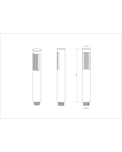 Лейка для душа WONZON & WOGHAND, Брашированное золото (WW-88SC04-BG)