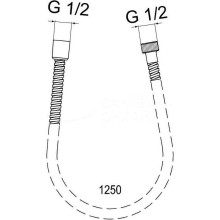 Душевой шланг Ideal Standard Ideal Rain A2403AA Хром