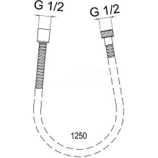 Душевой шланг Ideal Standard Ideal Rain A2403AA Хром
