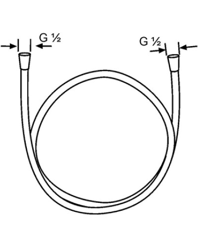 Душевой шланг Kludi Logoflex 6105505-00 Хром
