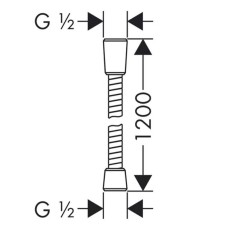 Душевой шланг Lemark LE8022S-Black Черный
