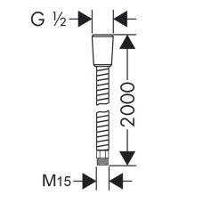 Душевой шланг Lemark LE8063S Хром