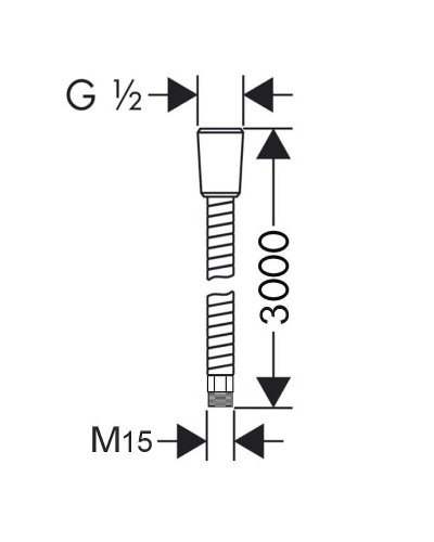 Душевой шланг Lemark LE8065S Хром