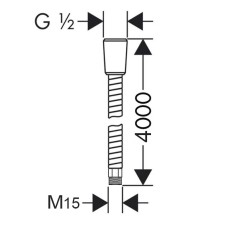 Душевой шланг Lemark LE8066S Нержавеющая сталь